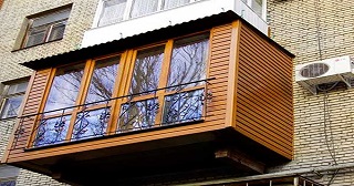 Внешняя отделка балкона Ангарск цена от 1059 руб. м/2.