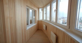 Внутренняя отделка лоджии Ангарск, цена от 212 руб. м2